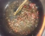 ニラとひき肉のオムレツ作り方2写真