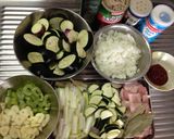 夏菜！冷製ラタトゥイユランチ ♪作り方1写真
