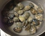 出汁の効いたクラムチャウダーパスタ作り方2写真