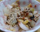 白菜の梅昆布和え作り方4写真