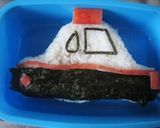 パトカーのお弁当（キャラ弁）（幼稚園）作り方2写真