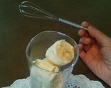 美容バナナ黒酢豆乳ドリンク♪ミキサー不要作り方1写真