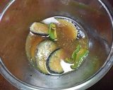 なすとピーマンのごま油で焼き揚げ浸し作り方6写真