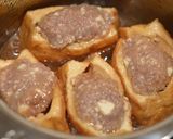 厚揚げの肉詰め甘辛煮作り方3写真