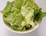 全部混ぜてパラパラ！納豆しらすレタス炒飯作り方1写真