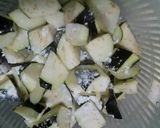 なすと鶏肉のガリバタポン炒め作り方4写真