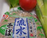 流水麺で冷やしトマトそば作り方1写真