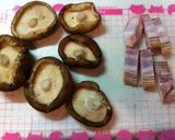 ♡椎茸のチーズベーコン焼き♡作り方1写真