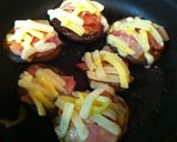 ♡椎茸のチーズベーコン焼き♡作り方3写真