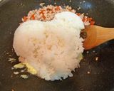 クミン香る鶏ひき肉とパプリカのチャーハン作り方5写真