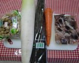 ★簡単！圧力鍋で＊イカと根菜の煮物＊♪作り方1写真