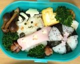 プールデビューキャラ弁 浮き輪作り方4写真