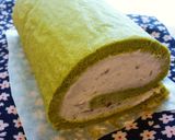 *小豆クリーム×抹茶シフォンロール*作り方21写真