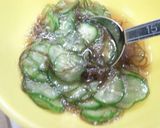 超かんたん酢の物！きゅうりともずく。作り方1写真