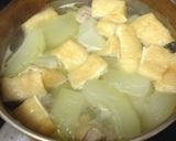 飲み干す美味しさ❤冬瓜と鳥肉の和風スープ作り方5写真