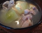 飲み干す美味しさ❤冬瓜と鳥肉の和風スープ作り方6写真