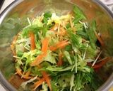 レタス、にんじん、水菜の簡単ごま油和え作り方1写真