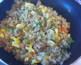 夏に出番！鶏の醤油バターチャーハン作り方8写真