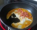 【ズボラ飯】鮭フレーク卵焼き丼作り方1写真