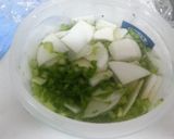 【ズボラ飯】カブの浅漬け山椒ごはん作り方1写真