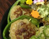 お弁当に♪冷凍ハンバーグでピーマン肉詰め作り方6写真