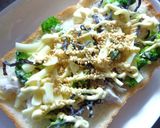 ブロッコリーと鶏ささみの塩昆布トースト作り方4写真