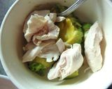 アボカドと鶏ささみの和カレートースト作り方2写真