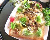 アボカドと鶏ささみの和カレートースト作り方7写真