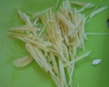 健康野菜、丘わかめのスタミナパスタ作り方3写真