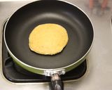 アボカドとクリームチーズのパンケーキ作り方3写真