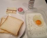 クロックムッシュ風フレンチトースト作り方1写真