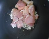 茄子と鶏肉のトマト煮込み風パスタ作り方7写真