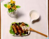 夏野菜の肉巻きクリームチーズソース添え作り方7写真