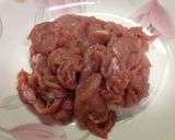 赤身肉を叩いて作るヘルシー本格麻婆豆腐作り方1写真