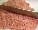 赤身肉を叩いて作るヘルシー本格麻婆豆腐作り方2写真