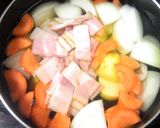 ベーコンとごろごろ野菜のスープ作り方6写真