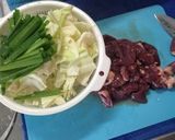 簡単！レバニラ炒め♡キャベツでかさ増しw作り方1写真