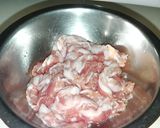 豚しゃぶ肉で柔らか生姜焼き定食♬作り方1写真
