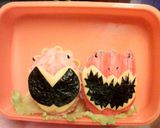 キャラ弁☆キョウリュウジャーと獣電池作り方4写真