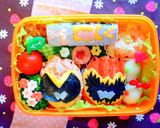 キャラ弁☆キョウリュウジャーと獣電池作り方8写真