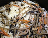 ひじき煮ときんぴらの炊き込みご飯作り方4写真