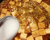 赤身肉を叩いて作るヘルシー本格麻婆豆腐作り方18写真