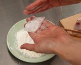 白身魚と海老、野菜のベニエ作り方11写真