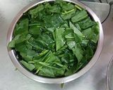 分量簡単！ほうれん草のクリームパスタ作り方1写真