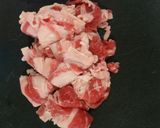 簡単！ 豚肉の粒マスタード炒め作り方1写真