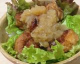 彼ウケ抜群！鶏の唐揚げおろしタマネギ丼作り方6写真