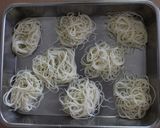 青ねぎたっぷり！素麺deカリッとお好み焼作り方1写真