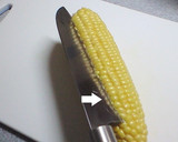 胚芽まで取れる生とうもろこしのほぐし方作り方1写真