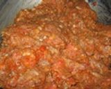 韓流肉味噌作り方1写真