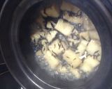 土鍋で♪ひじきと油あげの 炊き込みごはん作り方4写真